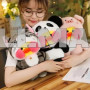 Качечка Лалафан Lalafanfan Duck в комбінезоні 30см